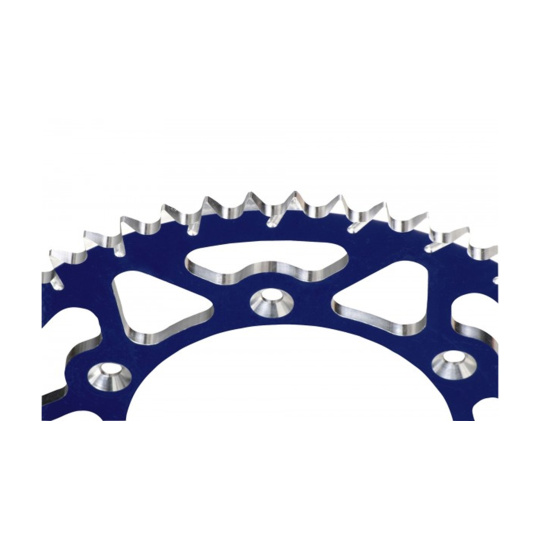 rozeta pasuje na KTM 85cc 48 zubů ALU (Dural) modrá