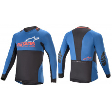 Alpinestars Drop 8.0 L/S Jersey dres Mid Blue/Bright Red