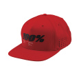 kšiltovka 100% - DRIVE Snapback červená (vel. UNI)