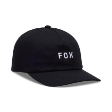 Pánská kšiltovka Fox Wordmark Adjustable Hat  Black/White