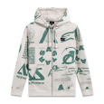 mikina DETERMINANT HOODIE, ALPINESTARS (bílá offwhite)