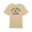 Dětské triko Fox Yth Race Crew Ss Tee  Cream