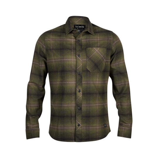 Pánská košile Fox Source Flannel  Olive Green