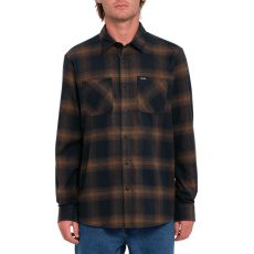 Pánská košile Volcom Netastone Flannel s  Dark Earth