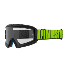 brýle VISION YOUTH HOLLOW, ALPINESTARS, dětské (černá antracit/žlutá fluo, čiré plexi) 2025