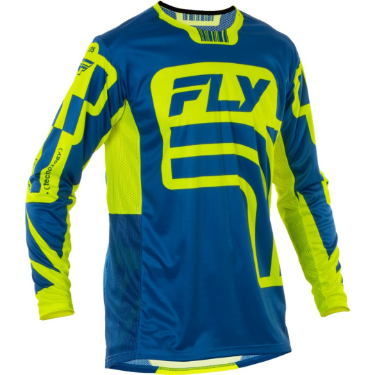 dres LITE LANCER, FLY RACING - USA 2025 (modrá/hi-vis)