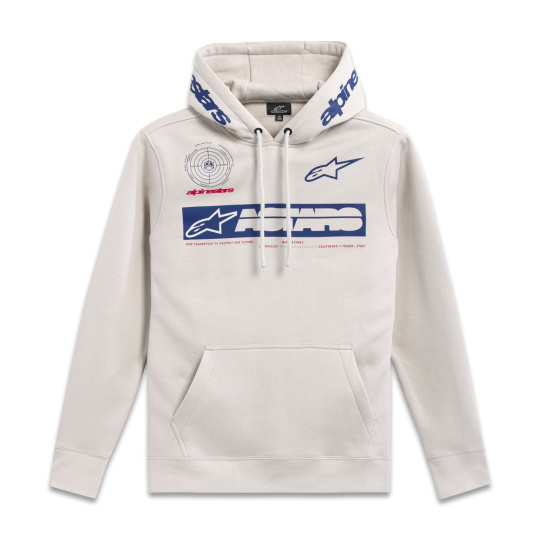 mikina CONVERSION HOODIE, ALPINESTARS (bílá offwhite)