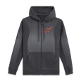 mikina ARISING HOODIE, ALPINESTARS (tmavě šedá/světle šedá)