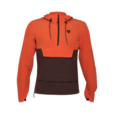 Pánská cyklo mikina Fox Ranger Wind Pullover  Atomic Orange