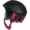 BLIZZARD BLIZZARD W2W Demon ski helmet, black matt/magenta flowers