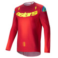 dres SUPERTECH MAKER, ALPINESTARS (červená/žlutá fluo) 2025