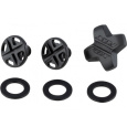 Náhradní kšilt Fox 24 Rampage Visor Screw Kit  Black