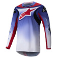 dres FLUID WURX, ALPINESTARS (fialová/červená) 2025