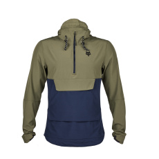 Pánská cyklo bunda Fox Ranger Wind Pullover  Olive Green