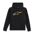 mikina GILDED HOODIE, ALPINESTARS (černá/zlatá)