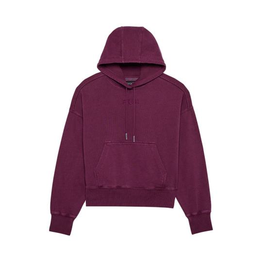 Dámská mikina Fox W Wordmark Oversized Fleece Po  Sangria