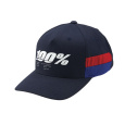 kšiltovka 100% - LOYAL X-Fit Snapback modrá (vel. UNI)