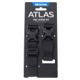 zavazadlové popruhy Atlas advanced tail straps kit, OXFORD (černá)