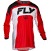 dres LITE, FLY RACING - USA 2024 (červená/bílá/černá)