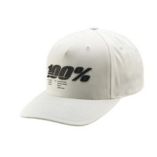 kšiltovka 100% - STAUNCH Snapback bíla (vel. UNI)