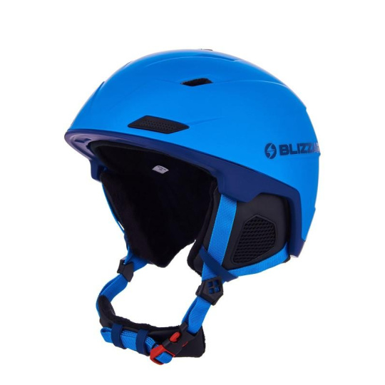 BLIZZARD Double ski helmet, blue matt/dark blue, big logo