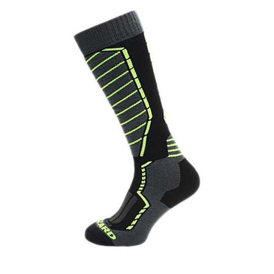 BLIZZARD BLIZZARD Profi ski socks, black/anthracite/signal yellow