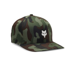 Pánská čepice Fox Fox Head Camo Tech Flexfit  Green Camo