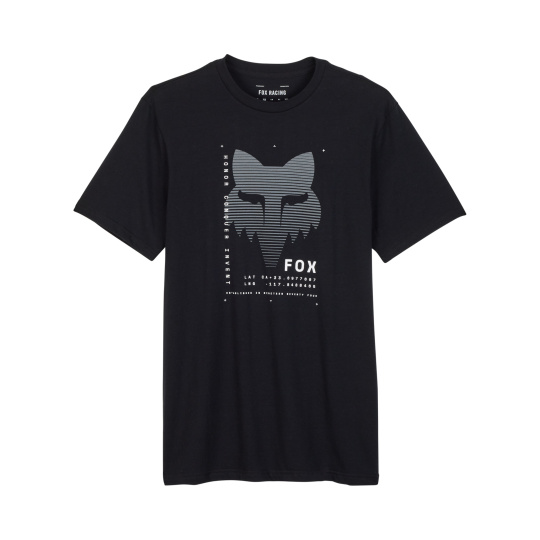 Pánské triko Fox Dispute Prem Ss Tee  Black