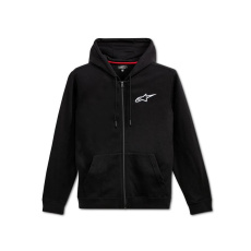 Alpinestars Ageless Chest hoodie - se zipem černá/bílá