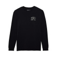 Pánské triko Fox Stamped Ls Prem Tee  Black