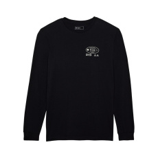 Pánské triko Fox Stamped Ls Prem Tee  Black