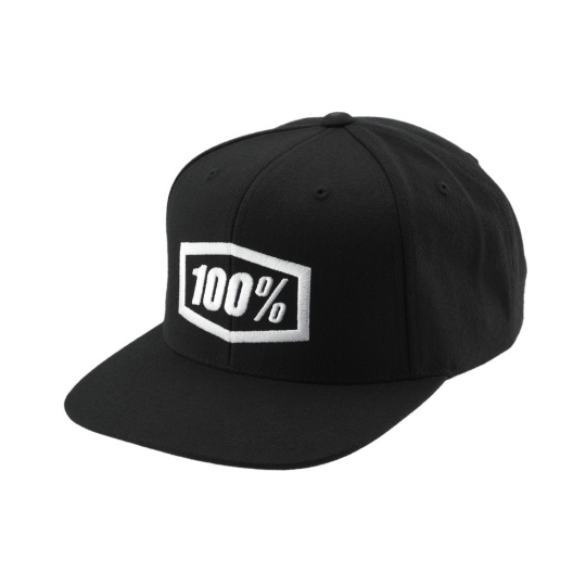 kšiltovka 100% - ICON Snapback černá (vel. UNI)