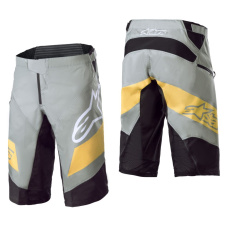 Alpinestars Racer kraťasy - Green Steel/Sulphur Yellow