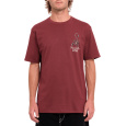 Pánské triko Volcom intell Classic Sst  Merlot