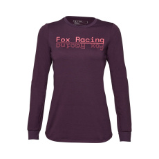 Dámský cyklo dres Fox W Ranger Dr Md Ls Jersey  Dark Purple