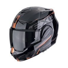 Moto přilba SCORPION EXO-TECH EVO TRAVELLER černá měděná