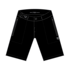 Pánské cyklo šortky Fox Ranger Water Short  Black