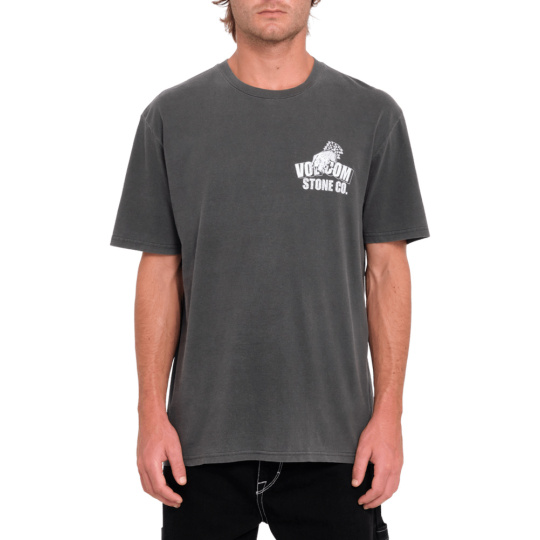 Pánské triko Volcom Stone Force Co Pw Sst  Black