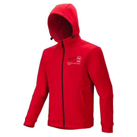 mikina RACER MX FLEECE, ALPINESTARS (červená) 2025