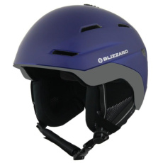 BLIZZARD BLIZZARD Bormio ski helmet, blue matt/anthracite metallic matt