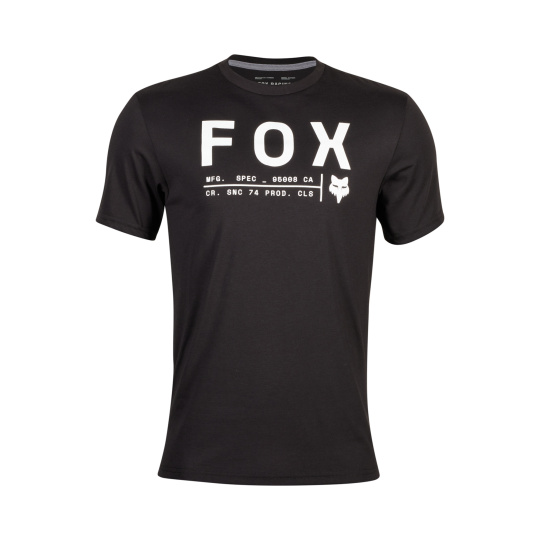 Pánské triko Fox Non top s Tech Tee  Black