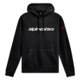 mikina WORDMARK HOODIE 3, ALPINESTARS (černá/bílá/červená)