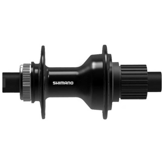 náboj disc SHIMANO FH-TC500-MS-B 32d Center lock 12mm e-thru-axle 148mm 12 speed zadní černý