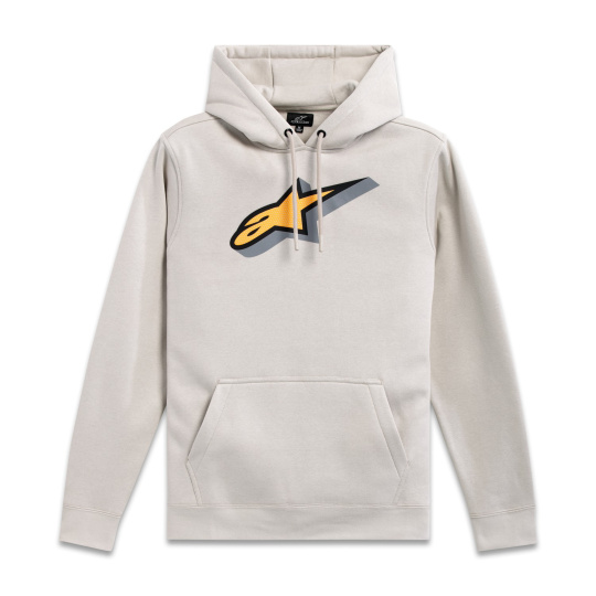 mikina QUICKNESS HOODIE, ALPINESTARS (bílá offwhite)