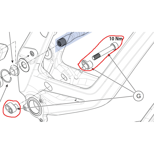 GT FURY SHOCK BOLTS w/FLIP Chips (K36023)