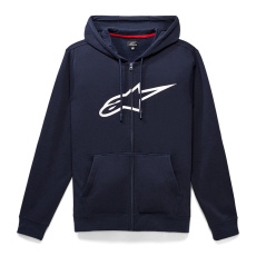 Alpinestars Ageless II Fleece mikina navy white s kapucí a zipem