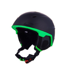 BLIZZARD BLIZZARD Double ski helmet, black matt/neon green, big logo