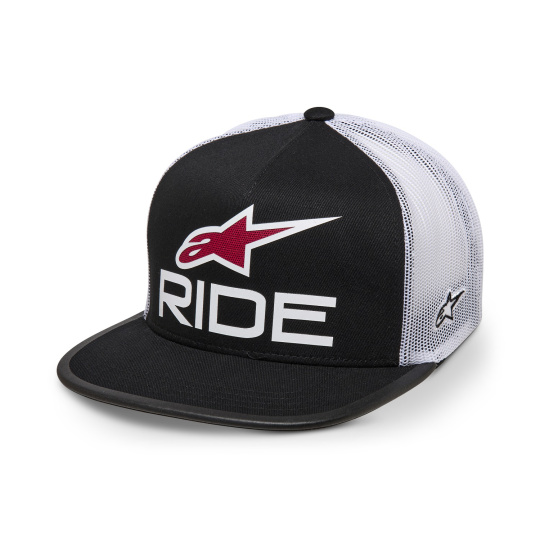 kšiltovka RIDE 4.0 TRUCKER, ALPINESTARS (černá/bílá/červená)