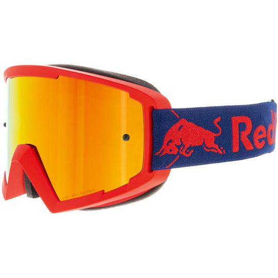 Red Bull Spect motokrosové brýle WHIP červené s oranžovým sklem