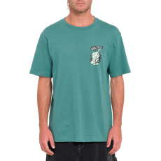 Pánské triko Volcom Santi Stoned Bsc Sst  Sea Green